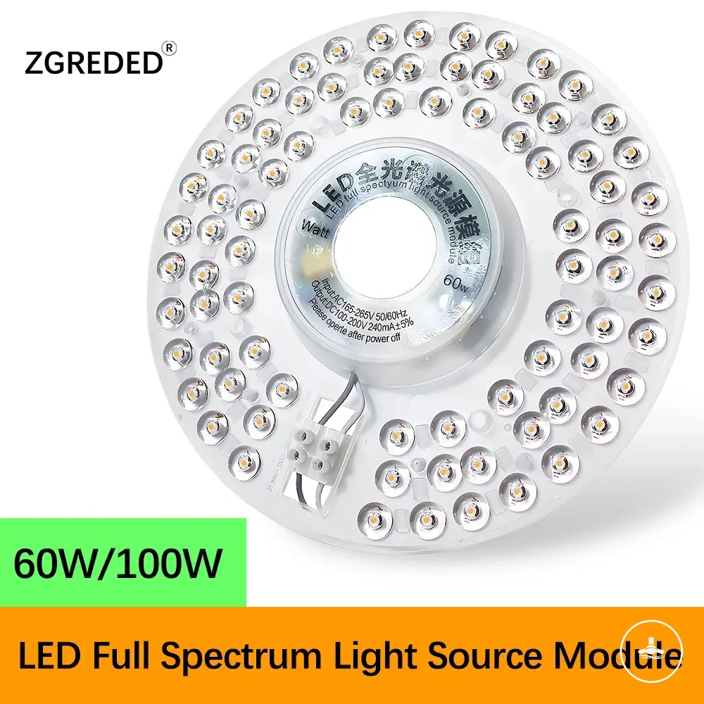 Kit panneau LED rond réglable pour remplacer la lumière d’un ventilateur de plafond