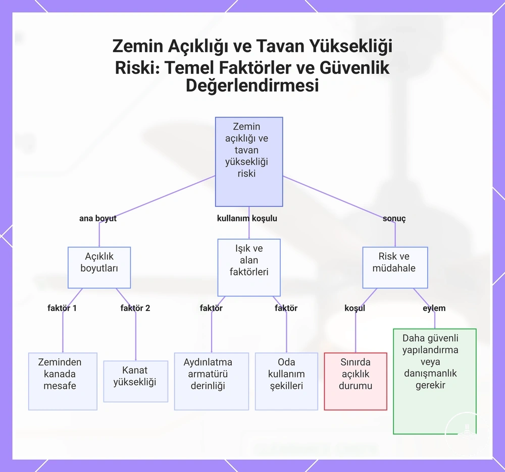 Zemin Açıklığı ve Tavan Yüksekliği Riski: Temel Faktörler ve Güvenlik Değerlendirmesi